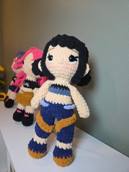 Zoey- Kpop Demon Hunter Plush Doll
