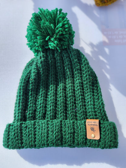 Ribbed Handmade Beanie