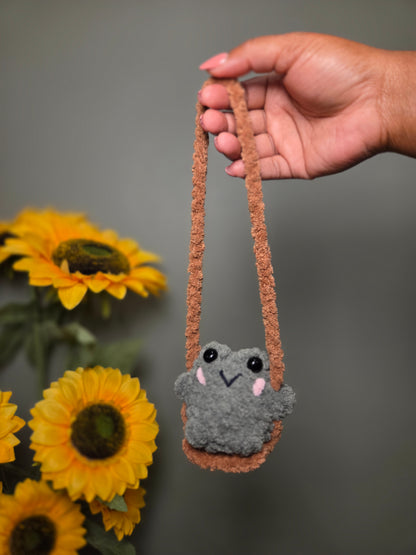 Adopt a Crochet Swing Pet | Handmade Plush Decor
