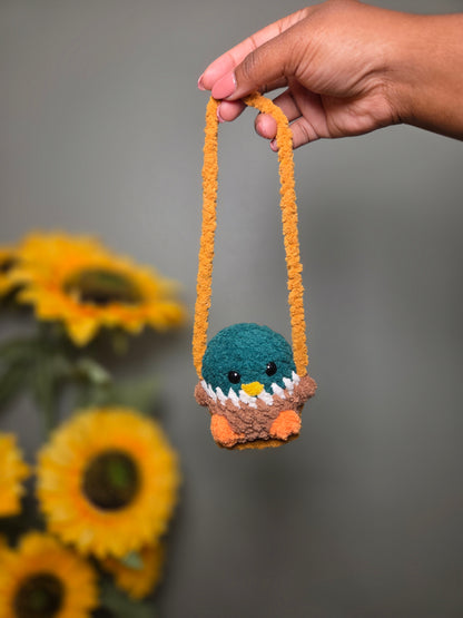 Adopt a Crochet Swing Pet | Handmade Plush Decor