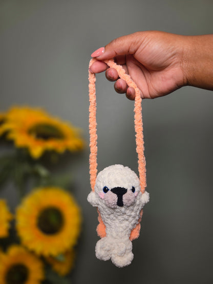 Adopt a Crochet Swing Pet | Handmade Plush Decor
