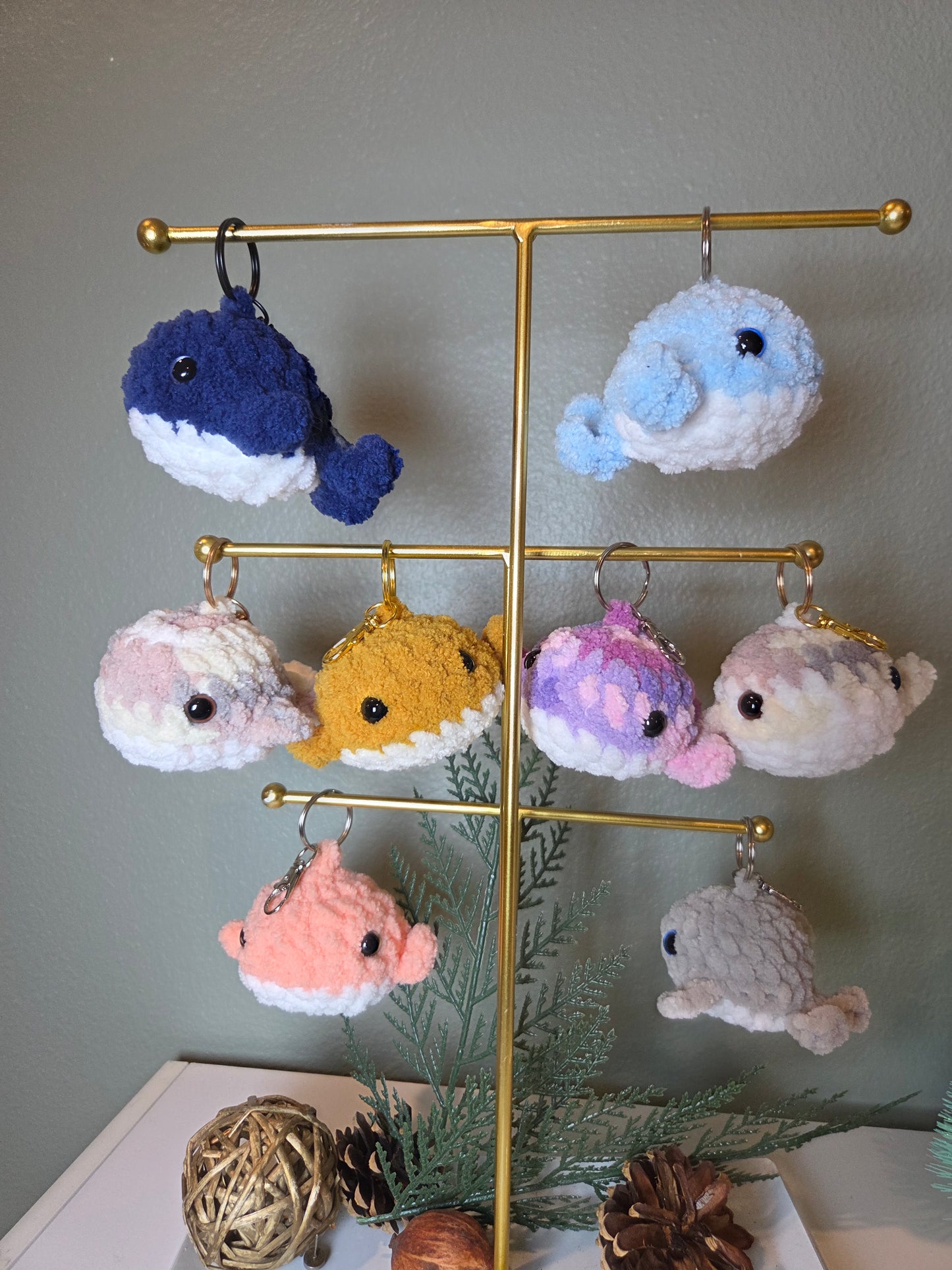 Whale Keychain / Bag Charm