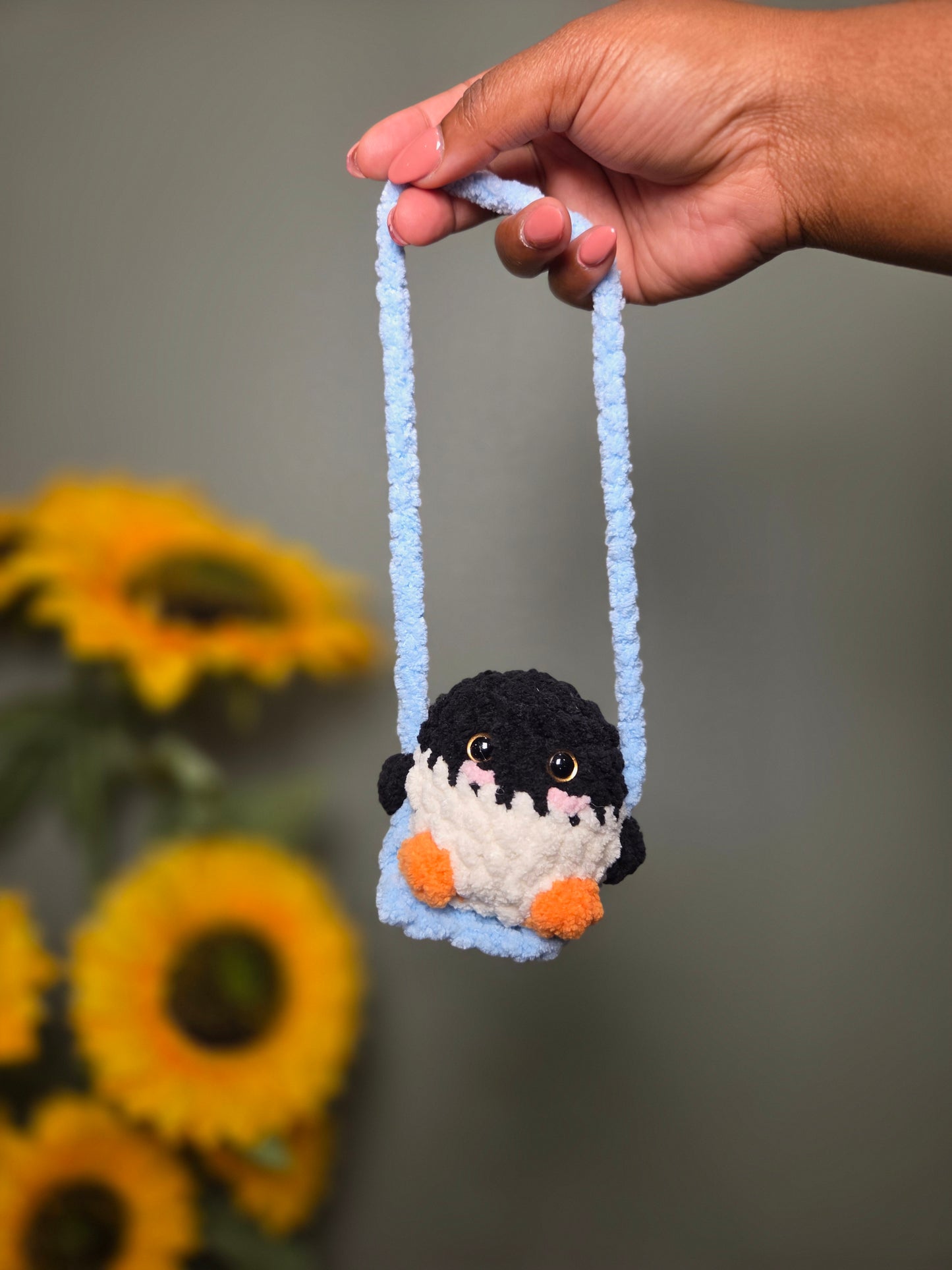 Adopt a Crochet Swing Pet | Handmade Plush Decor